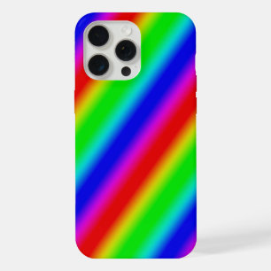 Coque iPhone 15 Pro Max Bandes arc-en-ciel - Motif