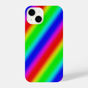 Coque Pour iPhone 14 Bandes arc-en-ciel - Motif