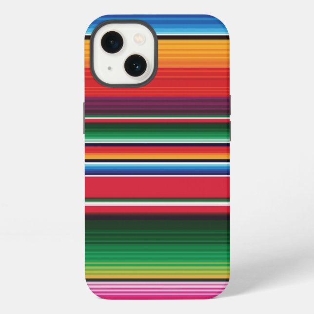 Coque iPhone Bandes colorées (Verso)
