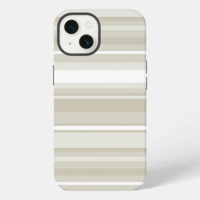 Coque iPhone Bandes de grès Coque-coque iphone Mate (Verso)