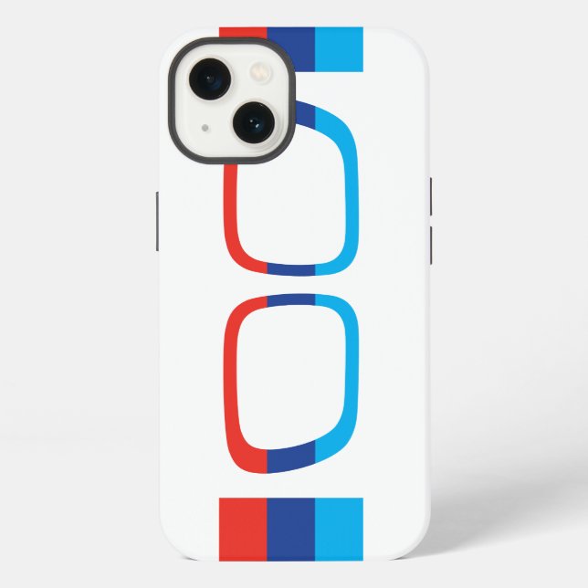 Coque iPhone bandes et reins BMW M (Verso)