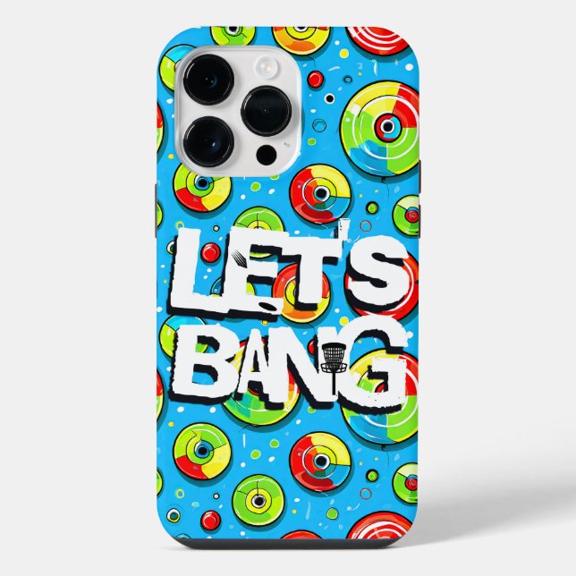 Coque iPhone Bang | Thème de golf sur disque (Verso)