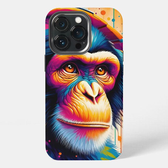 Coque iPhone Banksy DJ Monkey Gorilla Chimp (Dos)