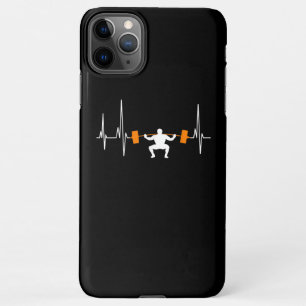 Coque iPhone 11Pro Max Barbell Weighting Heartbeat Cool de construction d