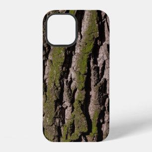 Coque iPhone 12 Barbier chêne moss tronc bois