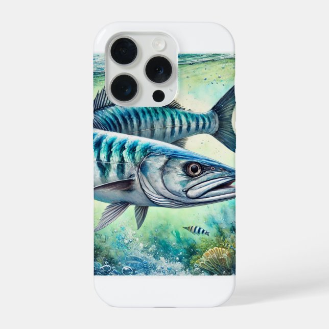 Coque iPhone Barracuda Majesty 041124AREF103 - Watercolor (Verso)