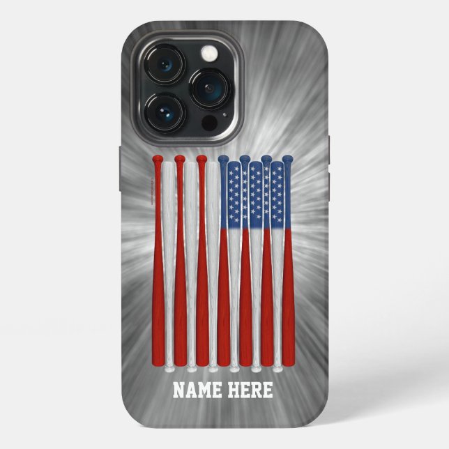 Coque iPhone Baseball America (USA) Case-Mate iPhone Case (Dos)