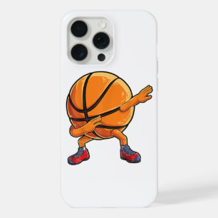 Coque iPhone 15 Pro Max Basket-ball avec dabbing drôle pour hommes et femm