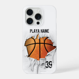 Coque iPhone 15 Pro Basketball déchiré