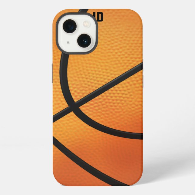 Coque iPhone Basketball personnalisable (Verso)