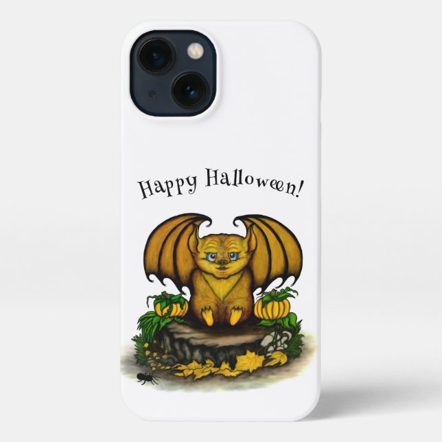 Coque iPhone Bat d'Halloween mignonne (Verso)