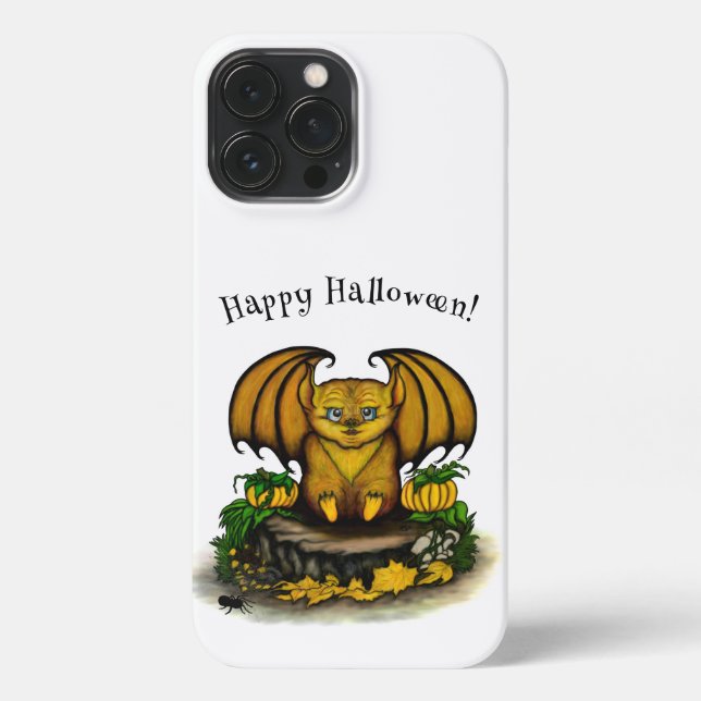 Coque iPhone Bat d'Halloween mignonne (Verso)