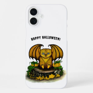 Coque iPhone 16 Plus Bat d'Halloween mignonne