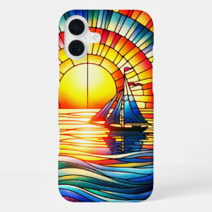 Coque iPhone 16 Plus Bateau à voile en verre