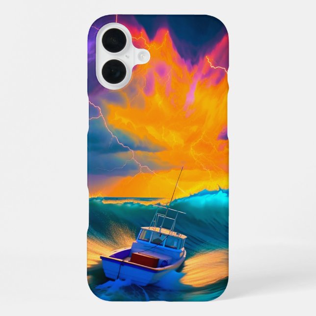 Coque iPhone Bateau Artsy (Verso)