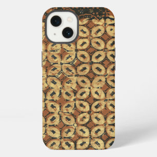 Etui iPhone 13 Batik Earthy Coffee Bean Elegant Rustic Rugged
