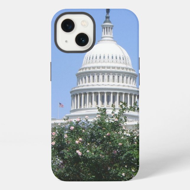 Coque iPhone Bâtiment du Capitole depuis le parc Bartholdi (Verso)