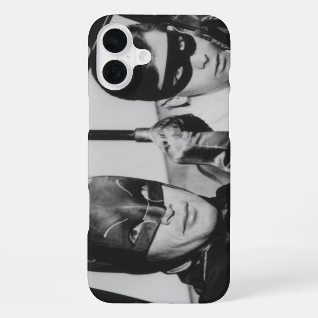 Coque iPhone Batman et Robin dans Batmobile (Verso)