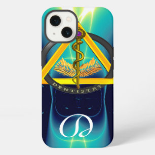 ETUI iPhone 13 BÂTON D'ASCLEPIOS DENTISTE DENTISTERIE MONOGRAMME