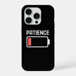Coque iPhone 15 Pro Batterie de patience faible