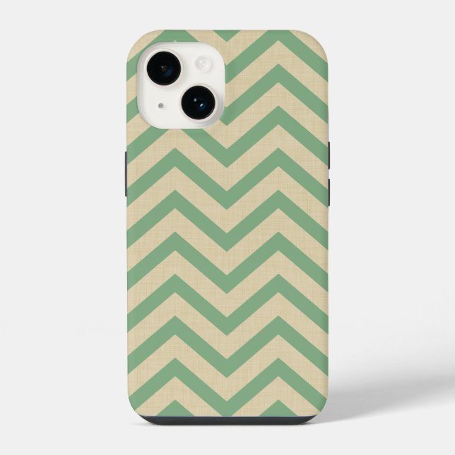 Coque iPhone Bay Leaf Spice Moods Chevrons (Verso)