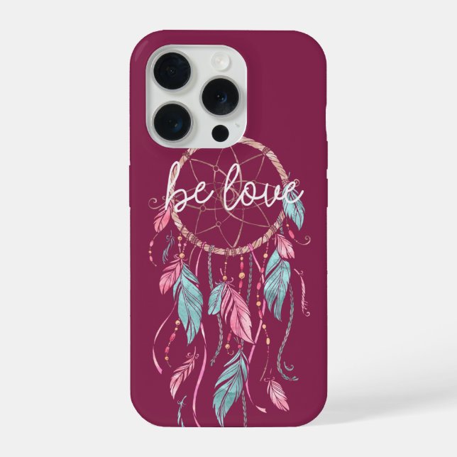 Coque iPhone Be Love Dream Catcher (Verso)