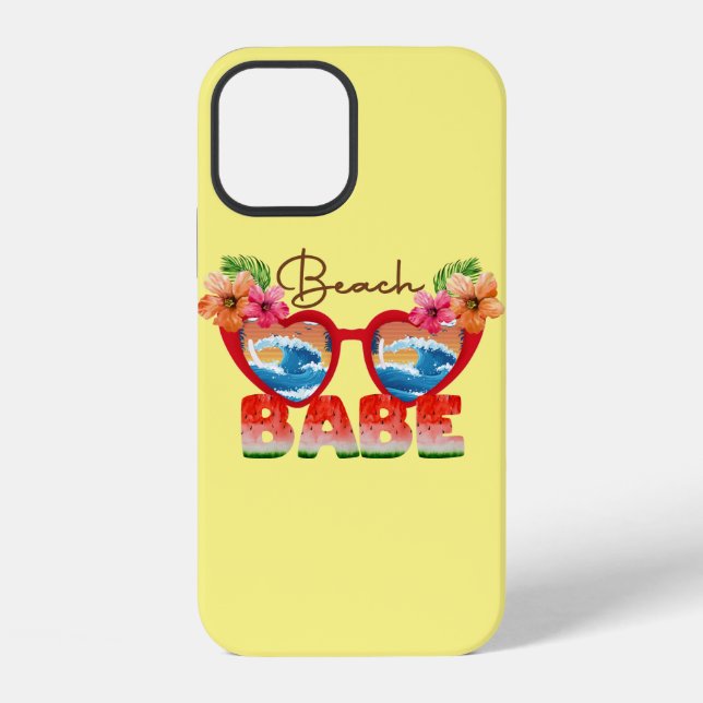 Coque iPhone Beach Babe (Verso)
