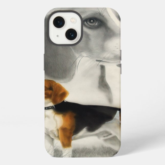Coque iPhone Beagle (Verso)