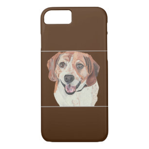 Coque iphone Beagle de dessin Pastel