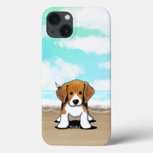 Coque iphone Beagle KiniArt Beach