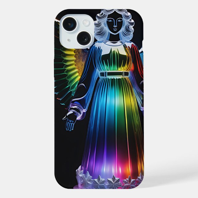Coque iPhone Beau ange multicolore (Verso)