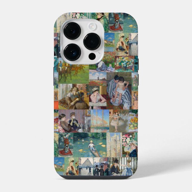 Coque iPhone Beau Art Impressionniste Élégant (Verso)