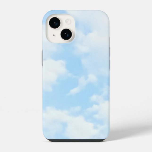 Coque iPhone Beau bleu clair (Verso)