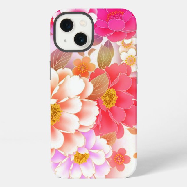 Coque iPhone Beau Bouquet de Fleurs (Verso)