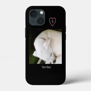 Etui iPhone 13 Mini Beau chien mélange de Labrador blanc polaire