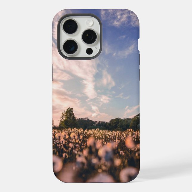 Coque iPhone beau ciel sur la plaine (Verso)