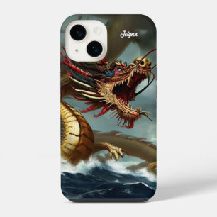 Coque Pour iPhone 14 Beau Dragon