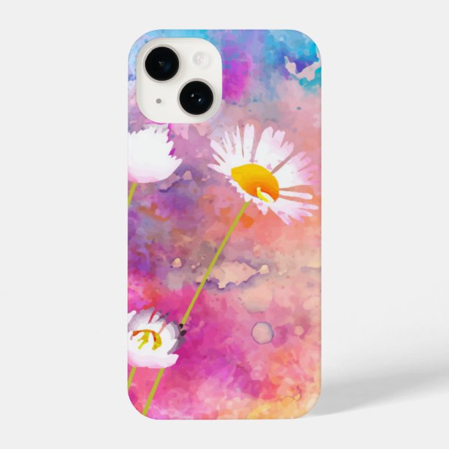Coque iPhone Beau Jardin Fleur Fleur Jardin Faisy Art Floral (Verso)