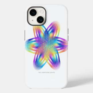 Coque Pour iPhone 14 Beau motif de couleurs de titane -