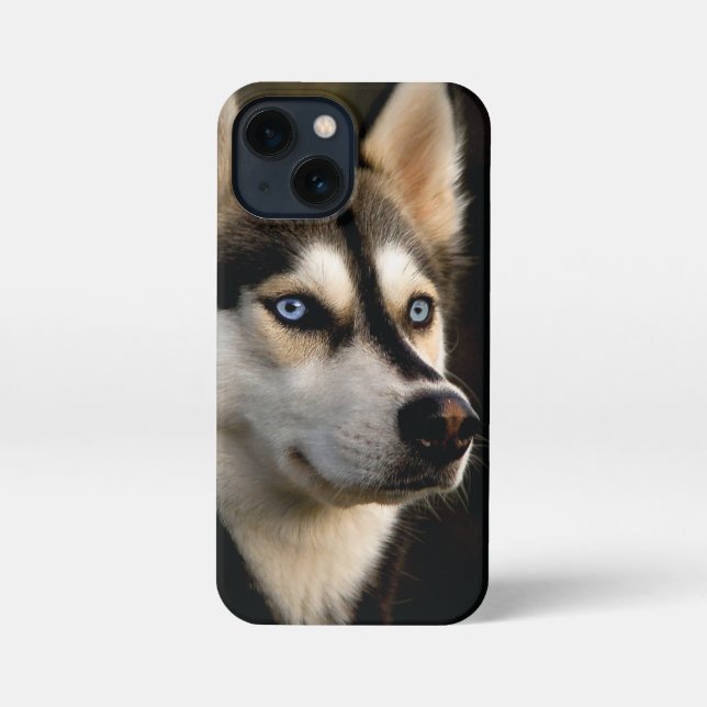Coque iPhone Beau Oreiller Husky Lrow (Verso)