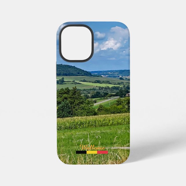 Coque iPhone Beau paysage en Wallonie, voyage (Verso)