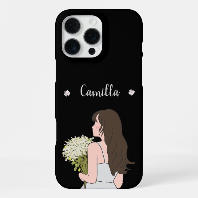 Coque iPhone Beauté & Bytes Charme floral (Verso)