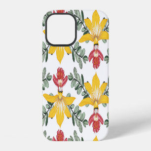 Coque iPhone 12 Beauté de l'orchidée : motif floral Elégance.