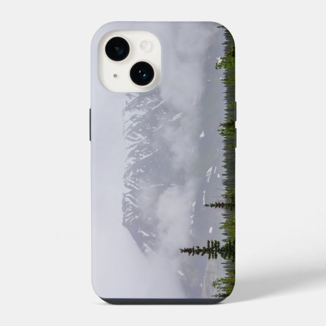 Coque iPhone Beauté derrière les nuages (Verso)
