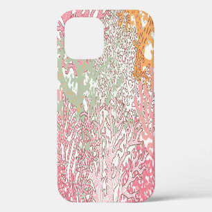 Coque iPhone 12 Beauté du corail : Motif sous-marin Wonderland.