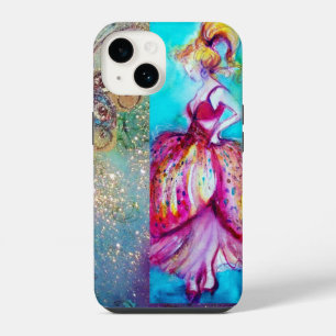 Coque Pour iPhone 14 BEAUTÉ EN ROSE / Plante papillon magique
