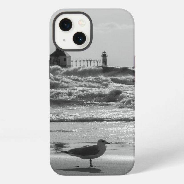Coque iPhone Beauté Et Niveaux De Gris Force (Verso)