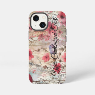 Etui iPhone 13 Mini Beauté Sauvage Tissée : Façonnée par les Fleurs Sa