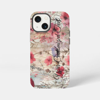 Etui iPhone 13 Mini Beauté Sauvage Tissée : Façonnée par les Fleurs Sa