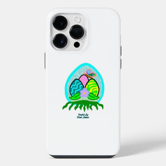 Coque iPhone Beaux oeufs de Pâques Apple iPhone 14 Pro Max (Verso)